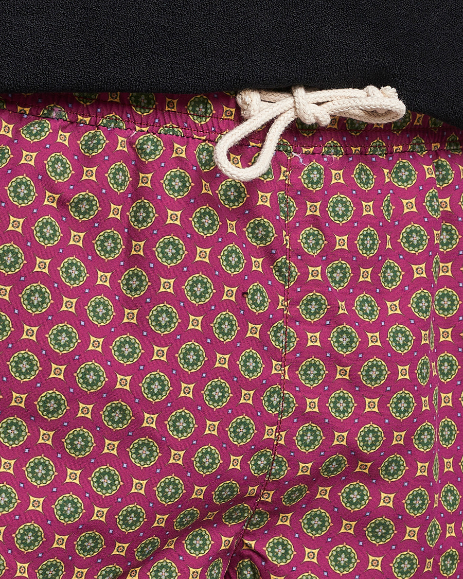 Homme | Maillots De Bain | Ripa Ripa | Nicola Radano Colab Printed Swimshorts Bordeaux