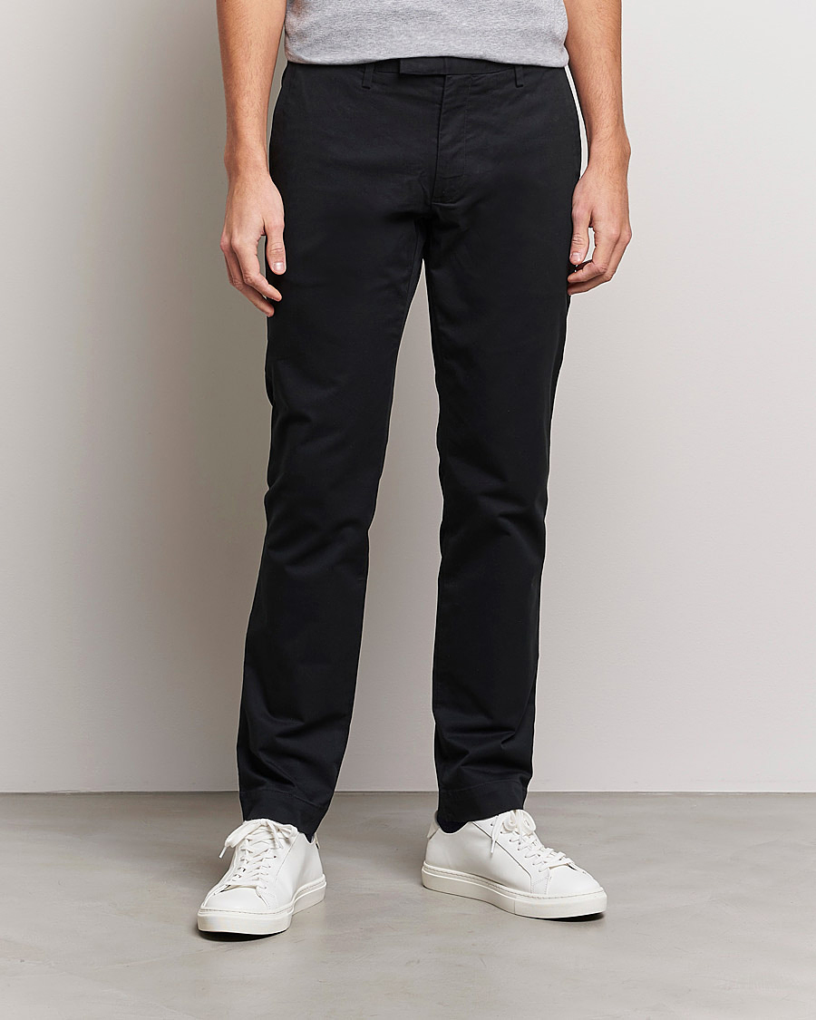 Homme | Pantalons | Polo Ralph Lauren | Slim Fit Stretch Chinos Black