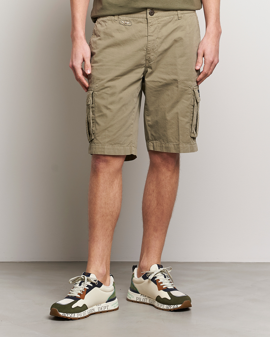 Homme | Shorts | Aeronautica Militare | BE066 Cargo Shorts Green