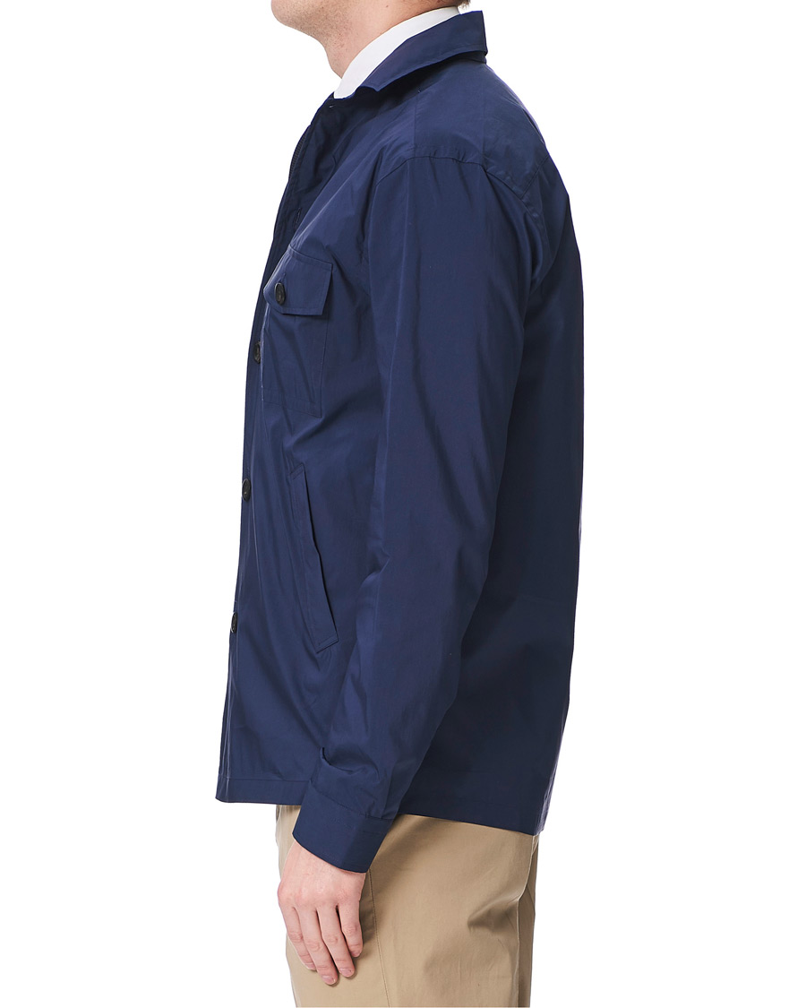 Homme | Chemises | Eton | Cotton/Nylon Overshirt Navy