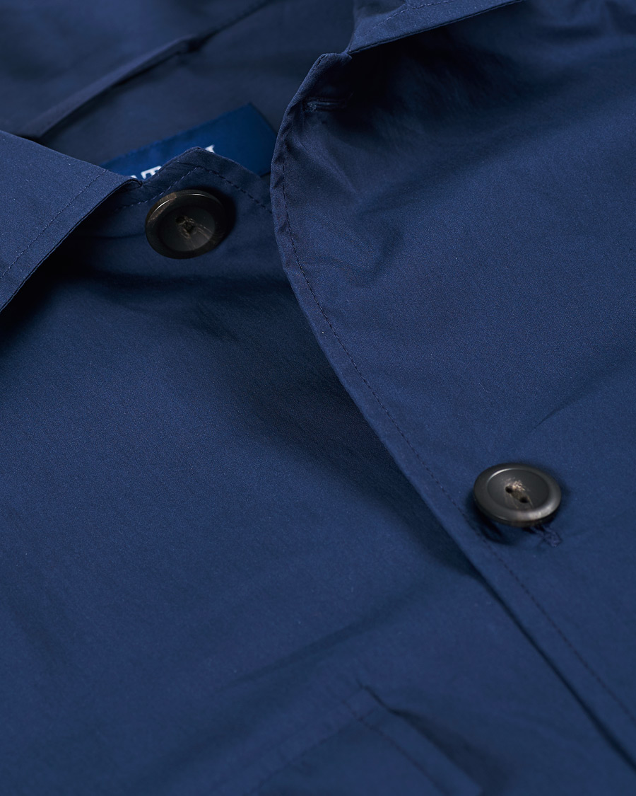 Homme | Chemises | Eton | Cotton/Nylon Overshirt Navy