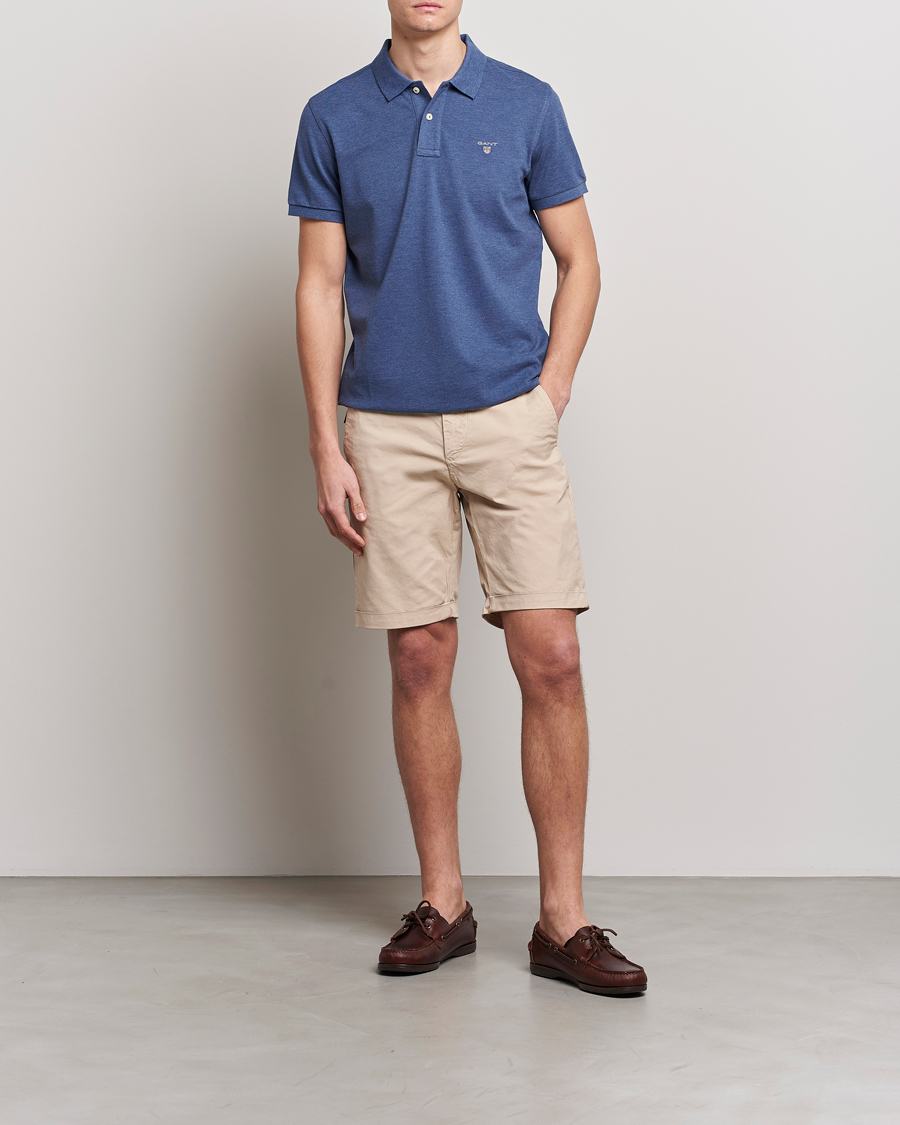 Homme | Polos | GANT | The Original Polo Marine Melange