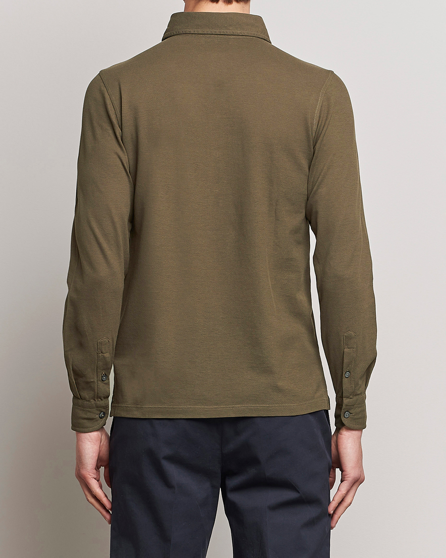 Homme | Chemises | Gran Sasso | Popover Shirt Dark Brown