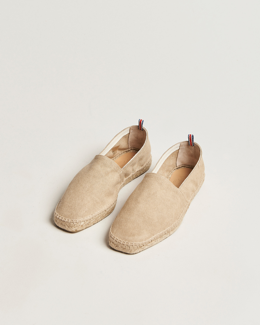 Homme | Espadrilles | Castañer | Pablo Washed Canvas Espadrilles Sand