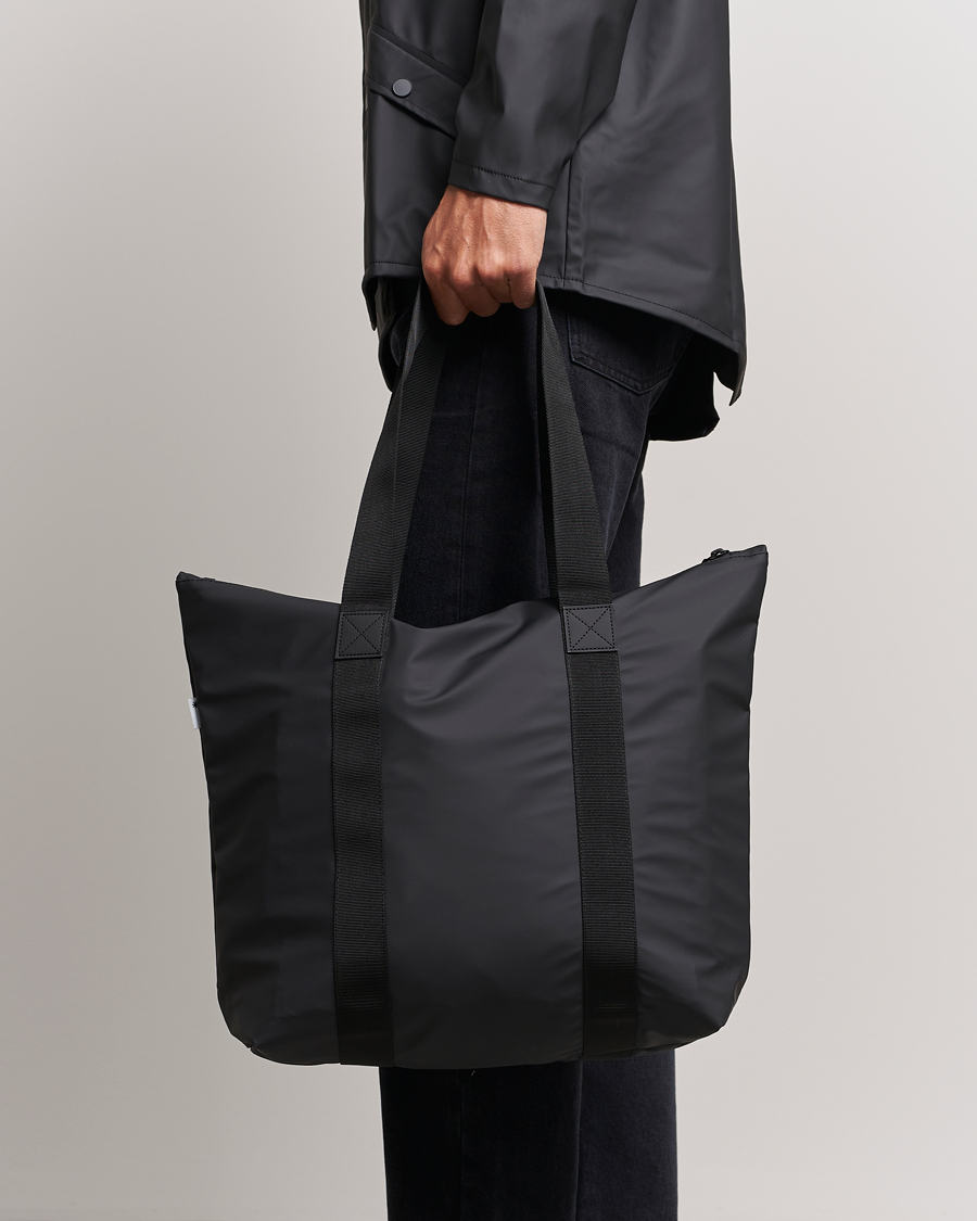Homme | RAINS Tote Bag Rush Black | RAINS | Tote Bag Rush Black