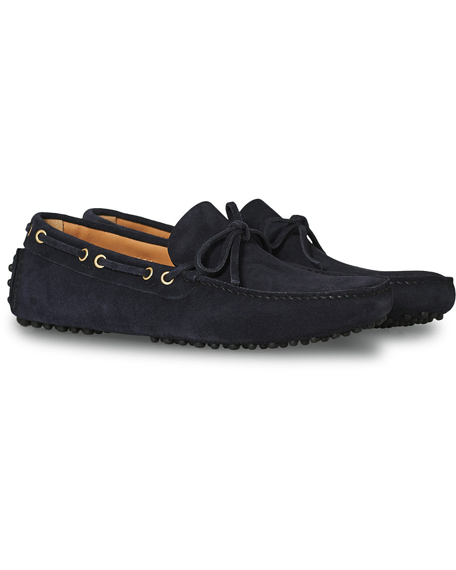 Homme | Car Shoe Driver Moccasin Navy Suede | Car Shoe | Driver Moccasin Navy Suede