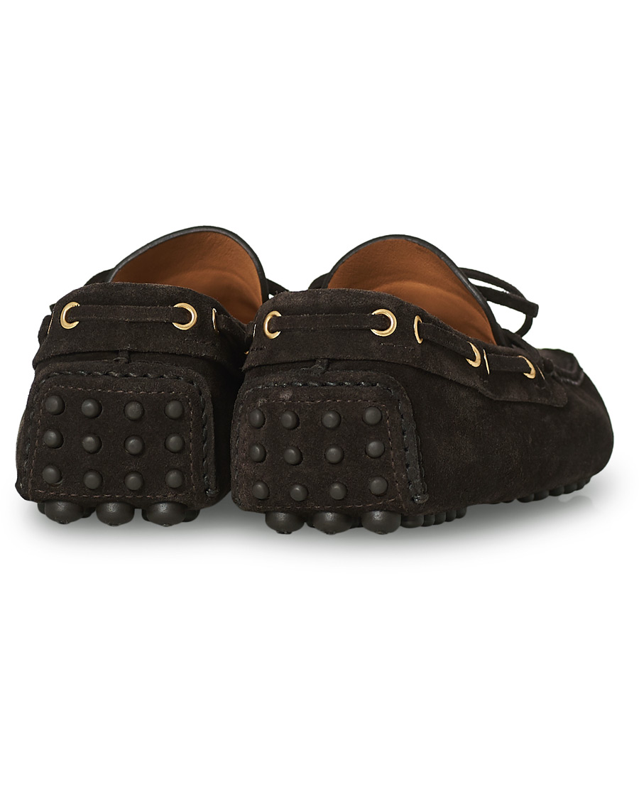 Homme | Car Shoe Driver Moccasin Dark Brown Suede | Car Shoe | Driver Moccasin Dark Brown Suede