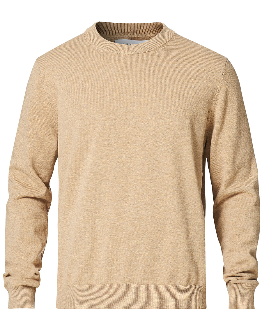 Homme | Pulls Et Tricots | Samsøe Samsøe | Samsøe & Samsøe Thijs Cotton/Cashmere Crew Neck Humus