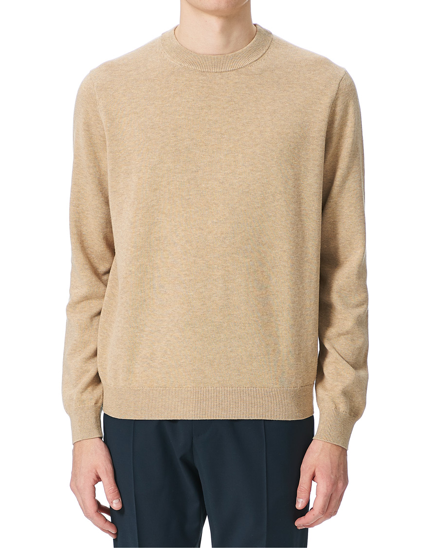 Homme | Pulls Et Tricots | Samsøe Samsøe | Samsøe & Samsøe Thijs Cotton/Cashmere Crew Neck Humus