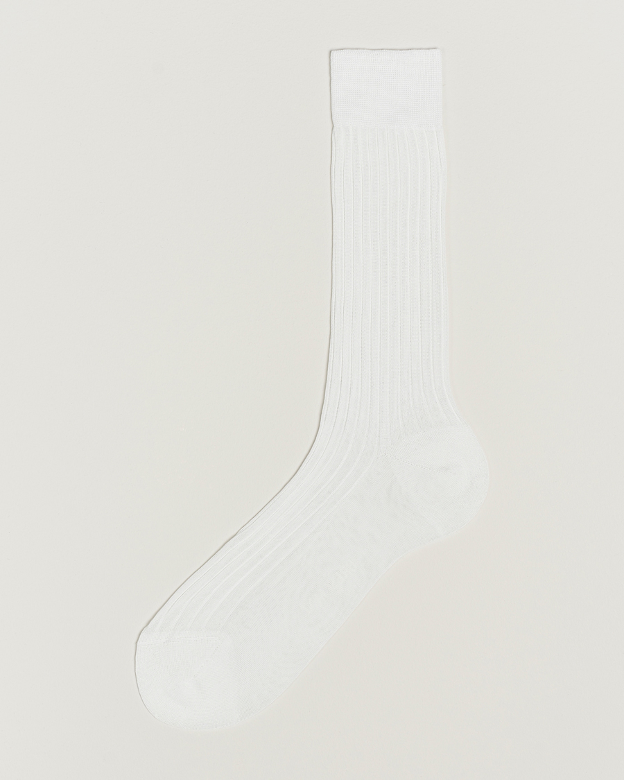 Homme | Sous-Vêtements Et Chaussettes | Bresciani | Cotton Ribbed Short Socks White