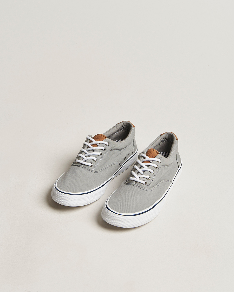 Homme | Sperry Striper II Canvas Sneaker Grey | Sperry | Striper II Canvas Sneaker Grey