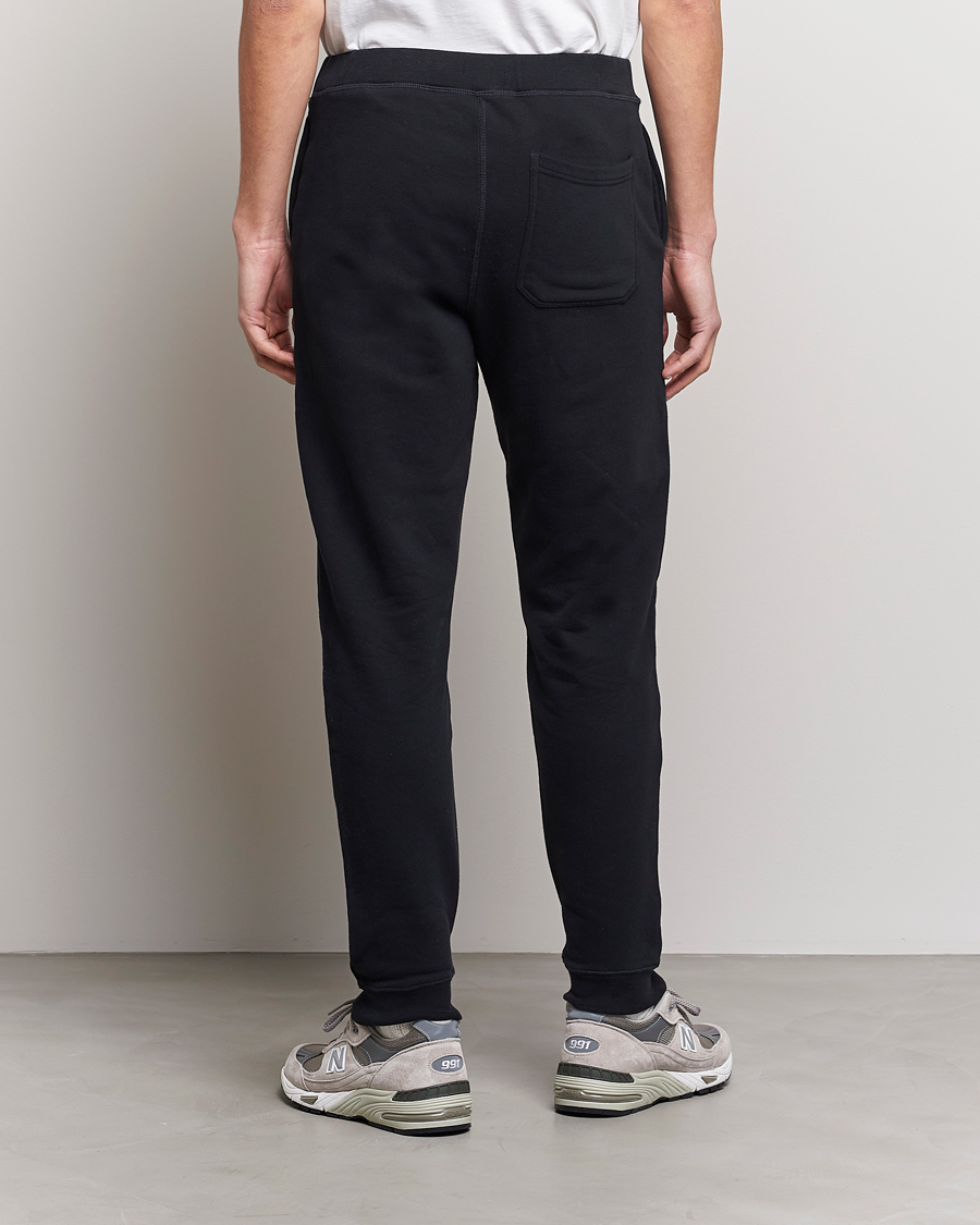 Homme | Pantalons | Sunspel | Cotton Loopback Track Pants Black