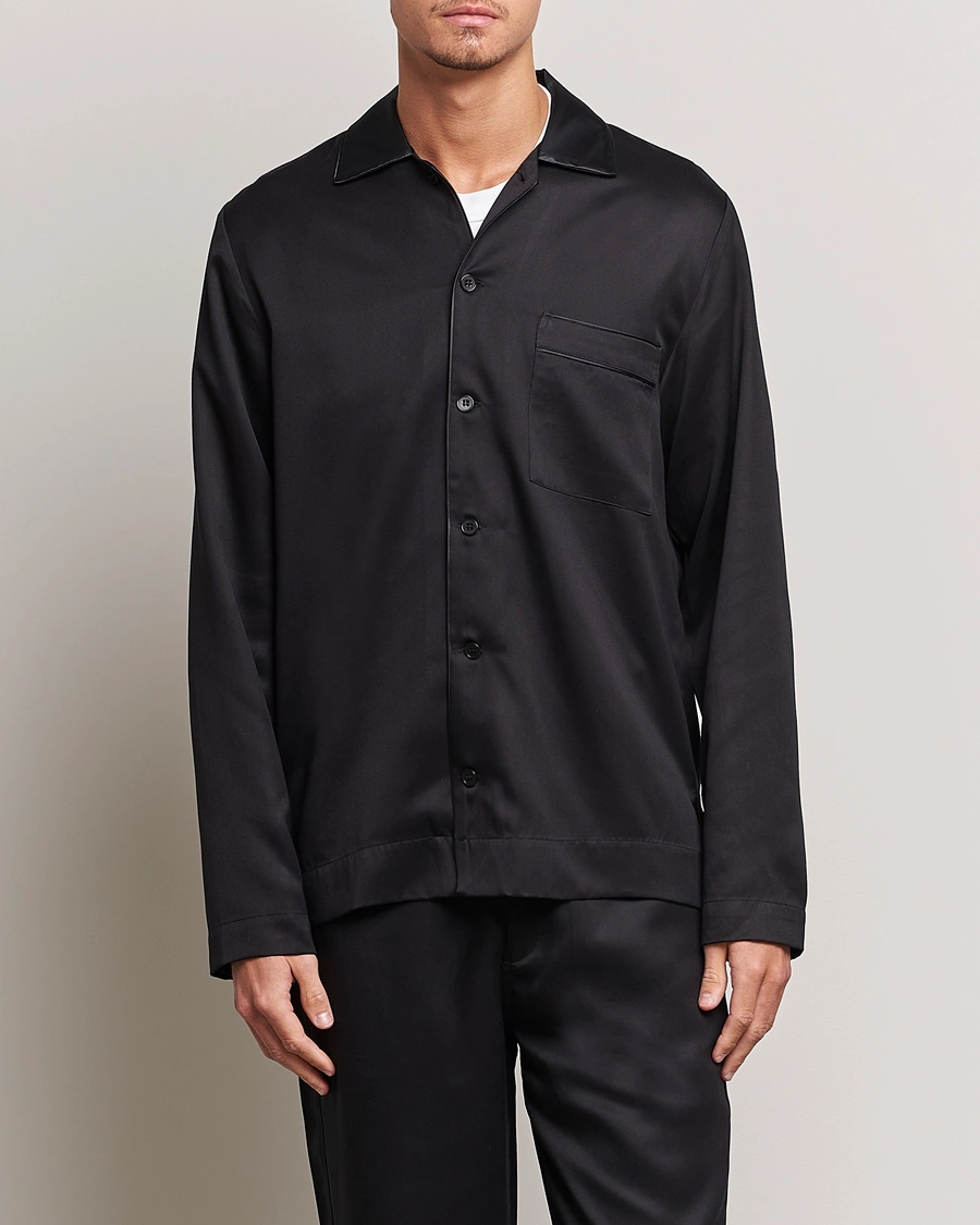 Homme | Contemporary Creators | CDLP | Home Suit Long Sleeve Top Black