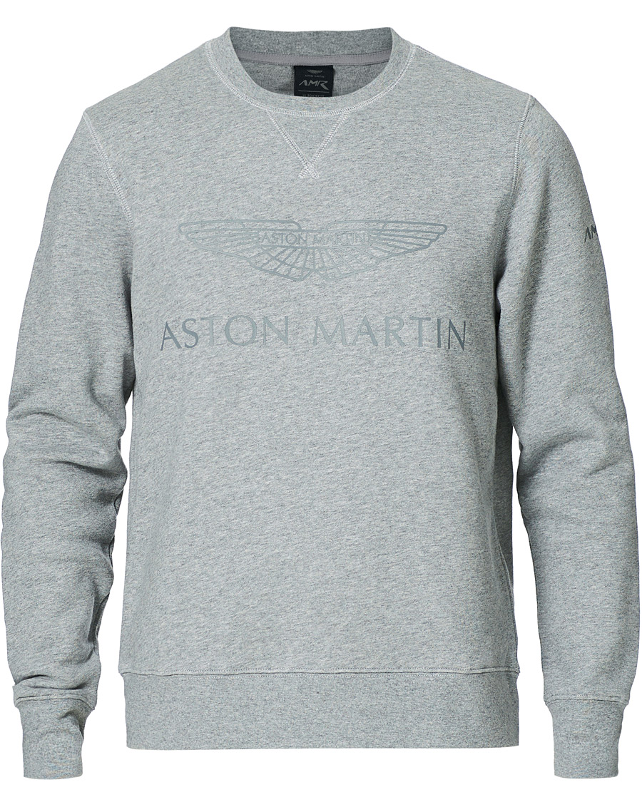 Homme | Pulls Et Tricots | Hackett | AMR Wings Logo Sweatshirt Grey Marl