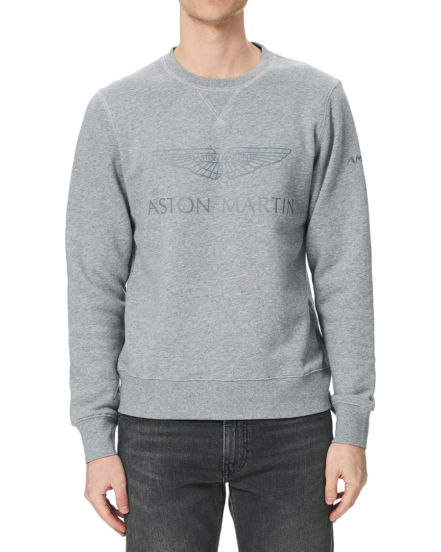 Homme | Pulls Et Tricots | Hackett | AMR Wings Logo Sweatshirt Grey Marl