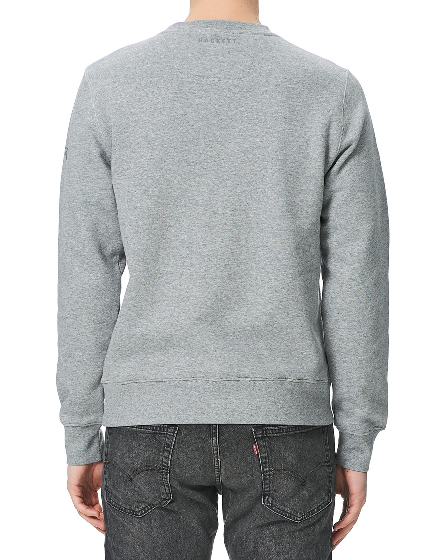 Homme | Pulls Et Tricots | Hackett | AMR Wings Logo Sweatshirt Grey Marl