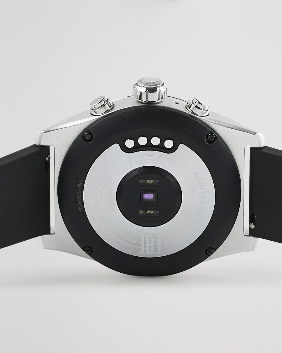 Homme | Montblanc Summit Lite Smartwatch Grey/Black Rubber Strap | Montblanc | Summit Lite Smartwatch Grey/Black Rubber Strap