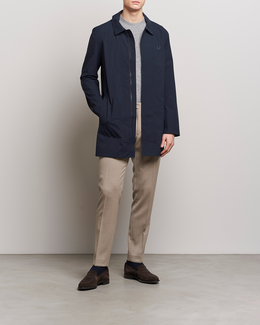 Homme | Manteaux Et Vestes | UBR | Sky Fall Waterproof Coat Navy