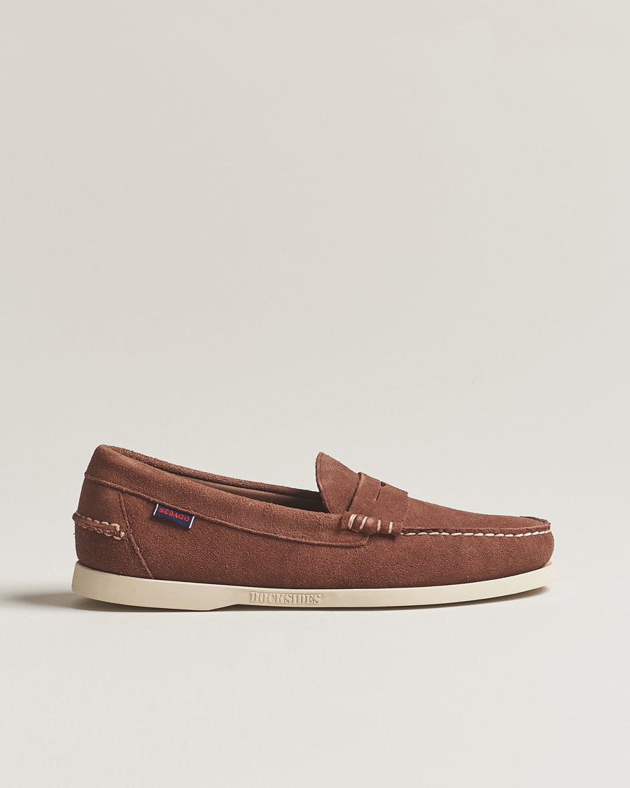 Homme | Sebago Dan Suede Loafer Dark Brown | Sebago | Dan Suede Loafer Dark Brown
