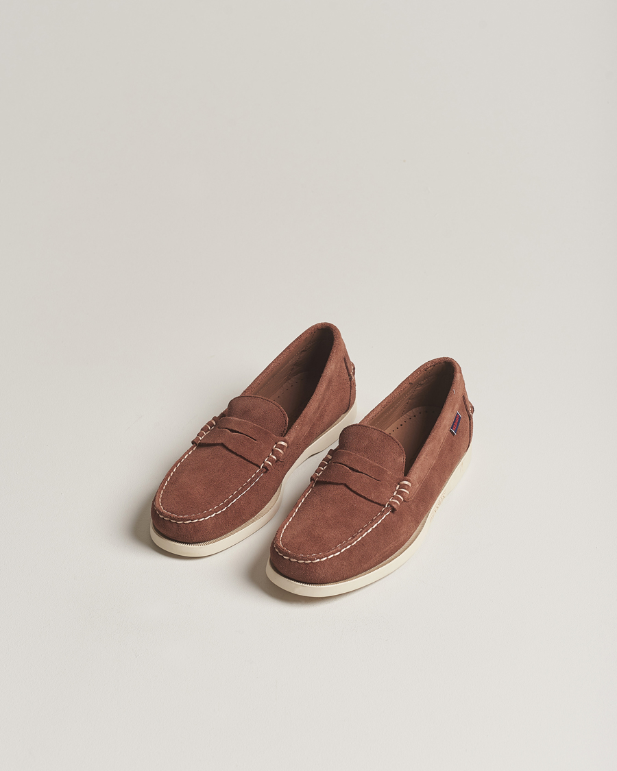 Homme | Chaussures | Sebago | Dan Suede Loafer Dark Brown