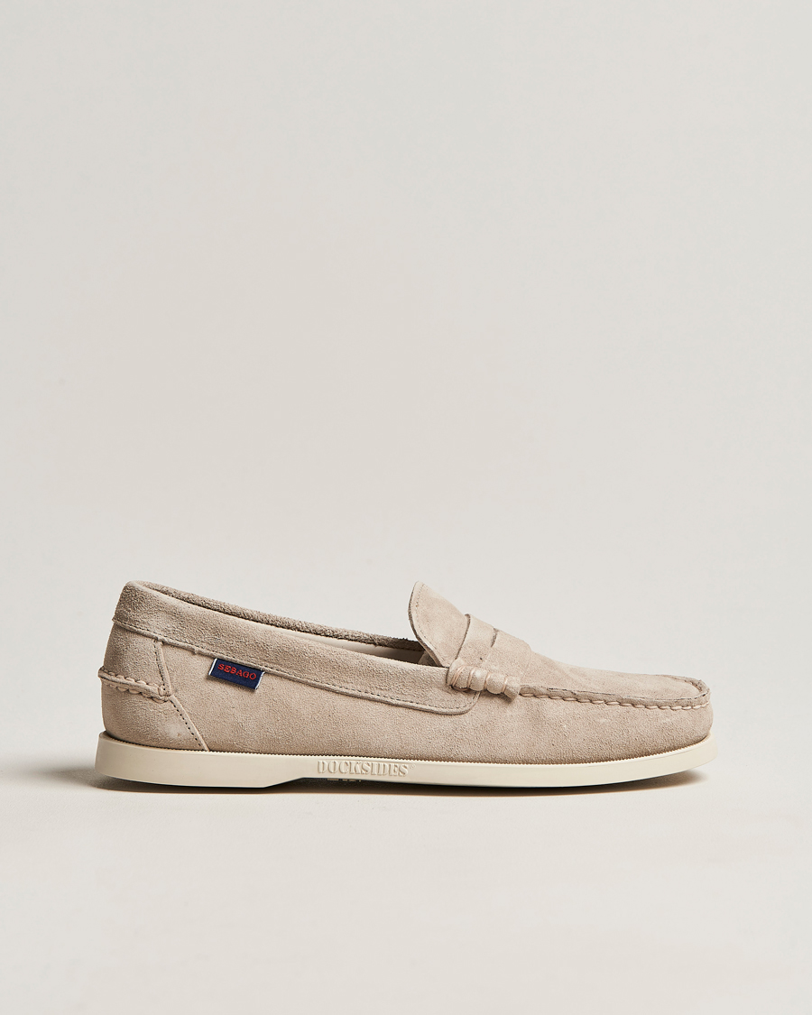 Homme | Loafers | Sebago | Dan Suede Loafer Brown Taupe