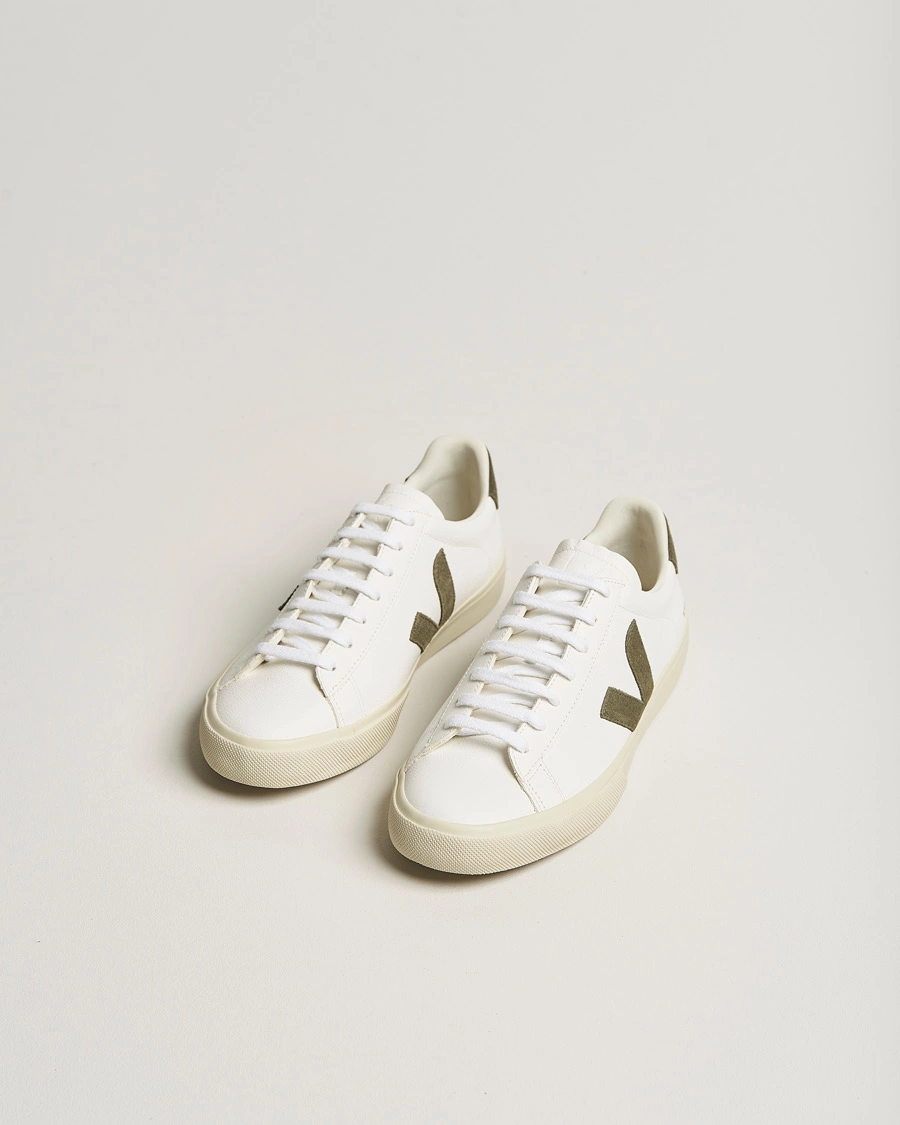 Homme | Chaussures En Daim | Veja | Campo Sneaker Extra White/Khaki