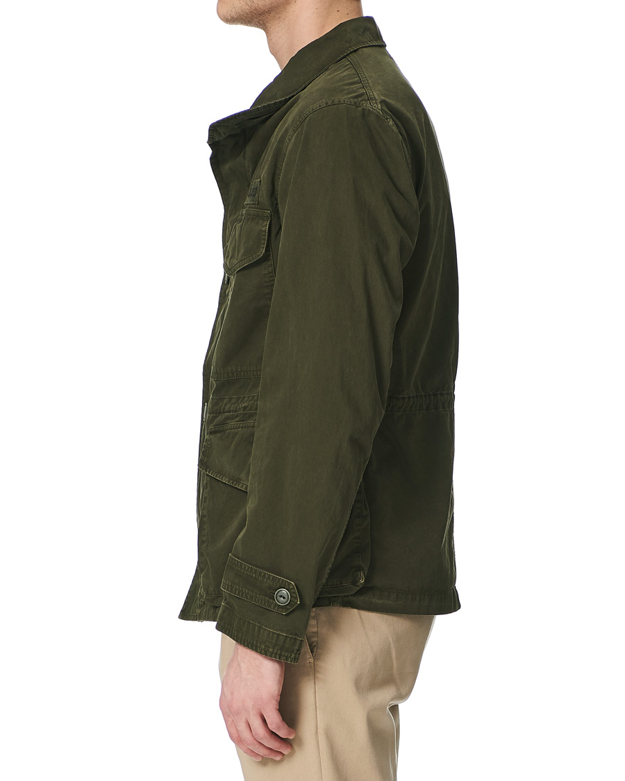 Homme | Manteaux Et Vestes | L.B.M. 1911 | Cotton Gabardine Field Jacket Olive