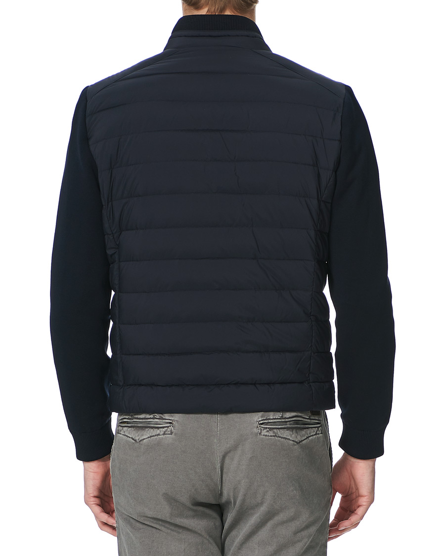 Homme | Manteaux Et Vestes | MooRER | Hybrid Padded Jacket Dark Blue