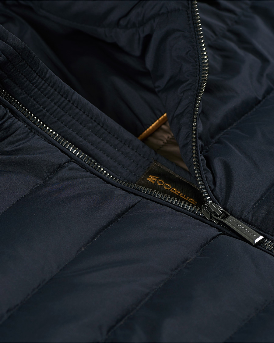 Homme | Manteaux Et Vestes | MooRER | Hybrid Padded Jacket Dark Blue