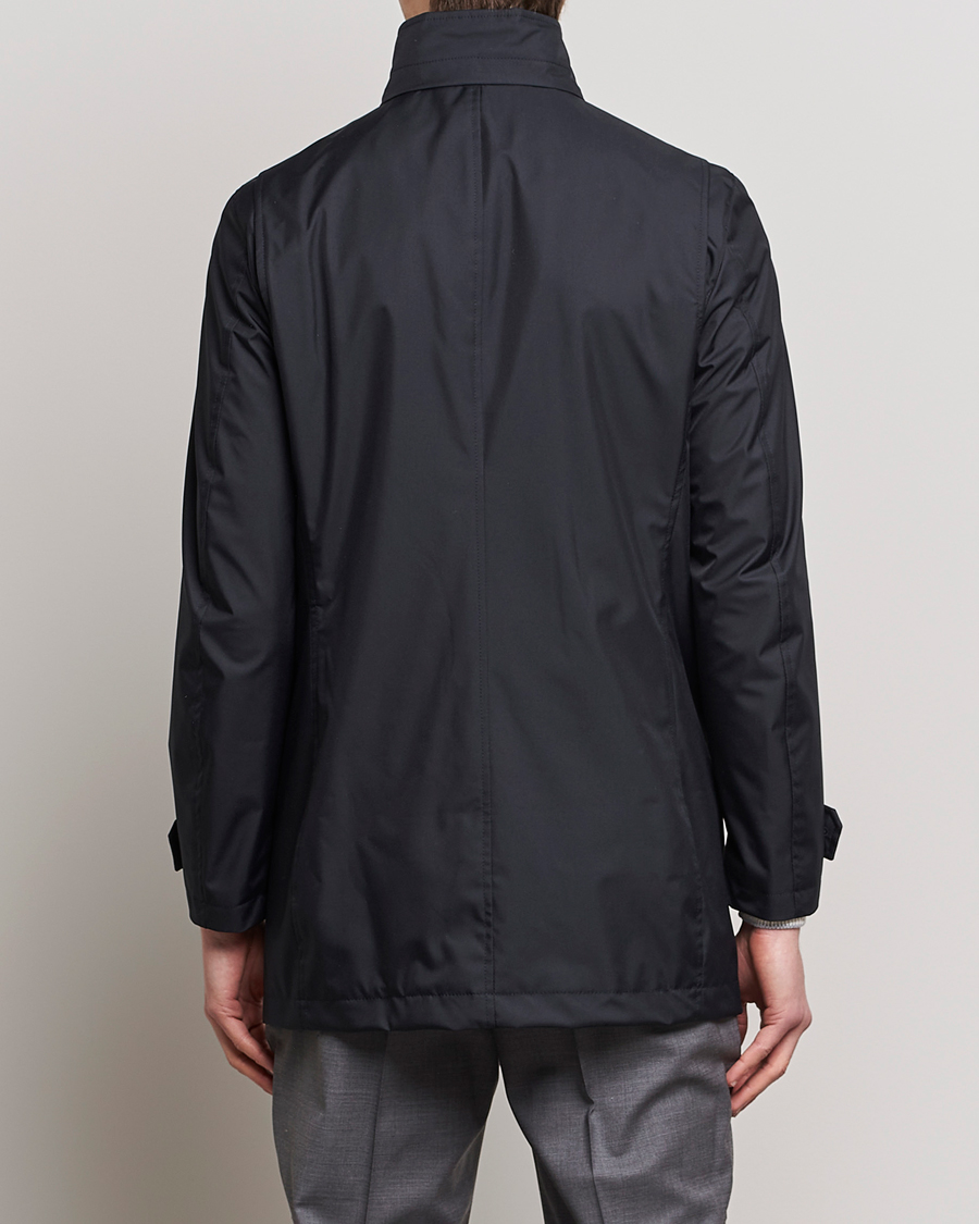 Homme | Manteaux Et Vestes | MooRER | Waterproof Car Coat Navy