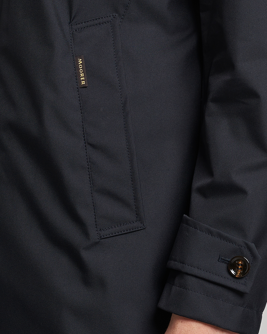 Homme | Manteaux Et Vestes | MooRER | Waterproof Car Coat Navy