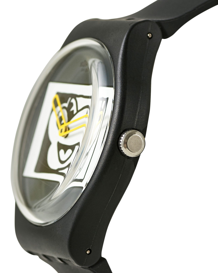 Homme | Swatch Swatch x Keith Haring Mickey Blanc sur Noir | Swatch | x Keith Haring Mickey Blanc sur Noir