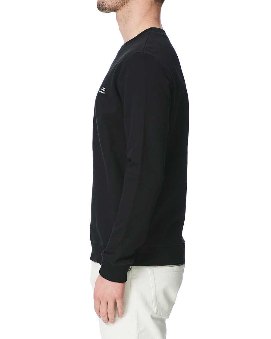 Homme | Pulls Et Tricots | A.P.C. | Item Crew Neck Sweatshirt Black