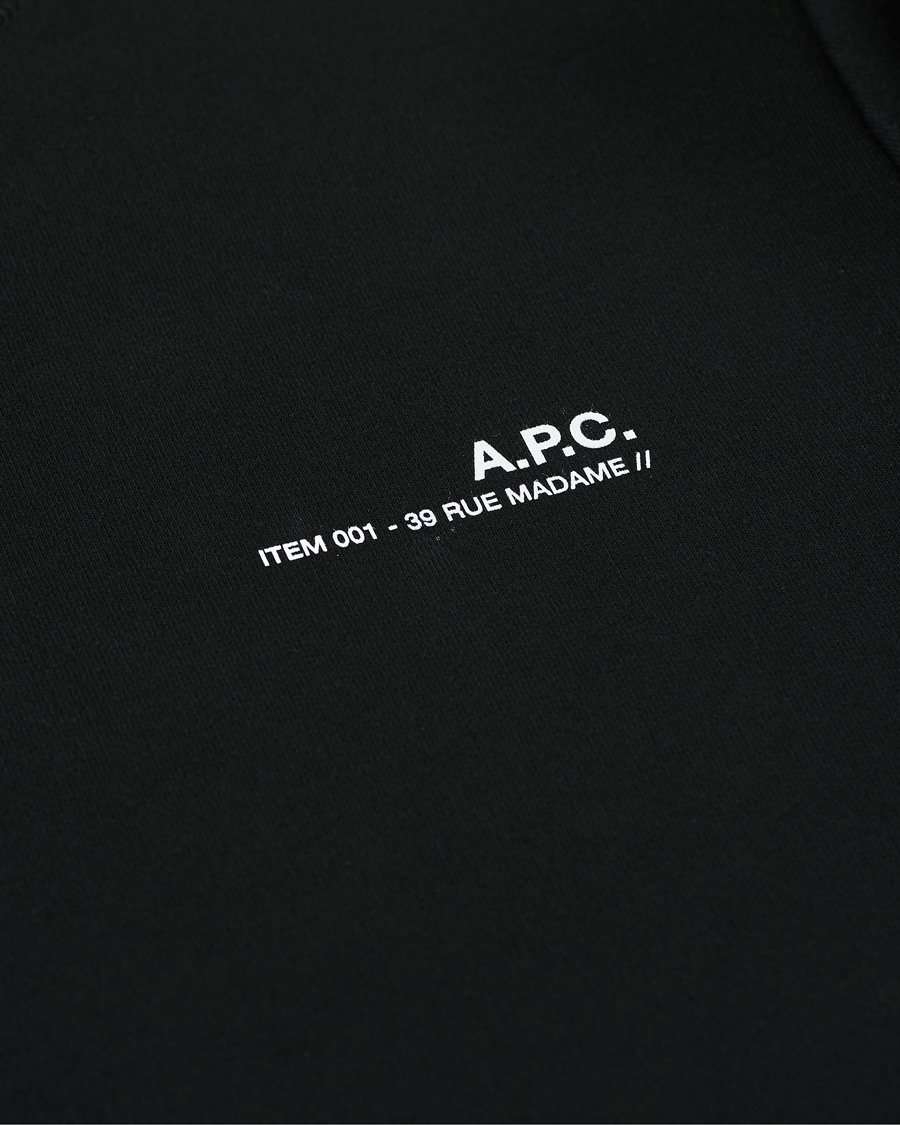 Homme | Pulls Et Tricots | A.P.C. | Item Crew Neck Sweatshirt Black