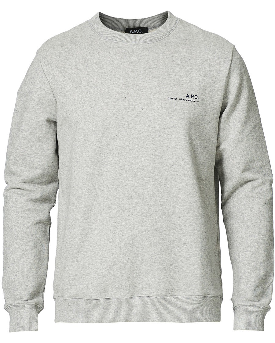 Homme | Pulls Et Tricots | A.P.C. | Item Crew Neck Sweatshirt Heather Grey