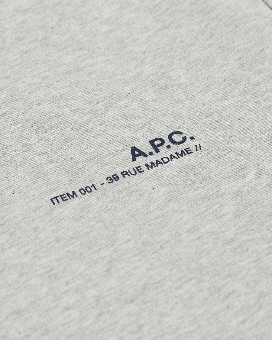 Homme | Pulls Et Tricots | A.P.C. | Item Crew Neck Sweatshirt Heather Grey