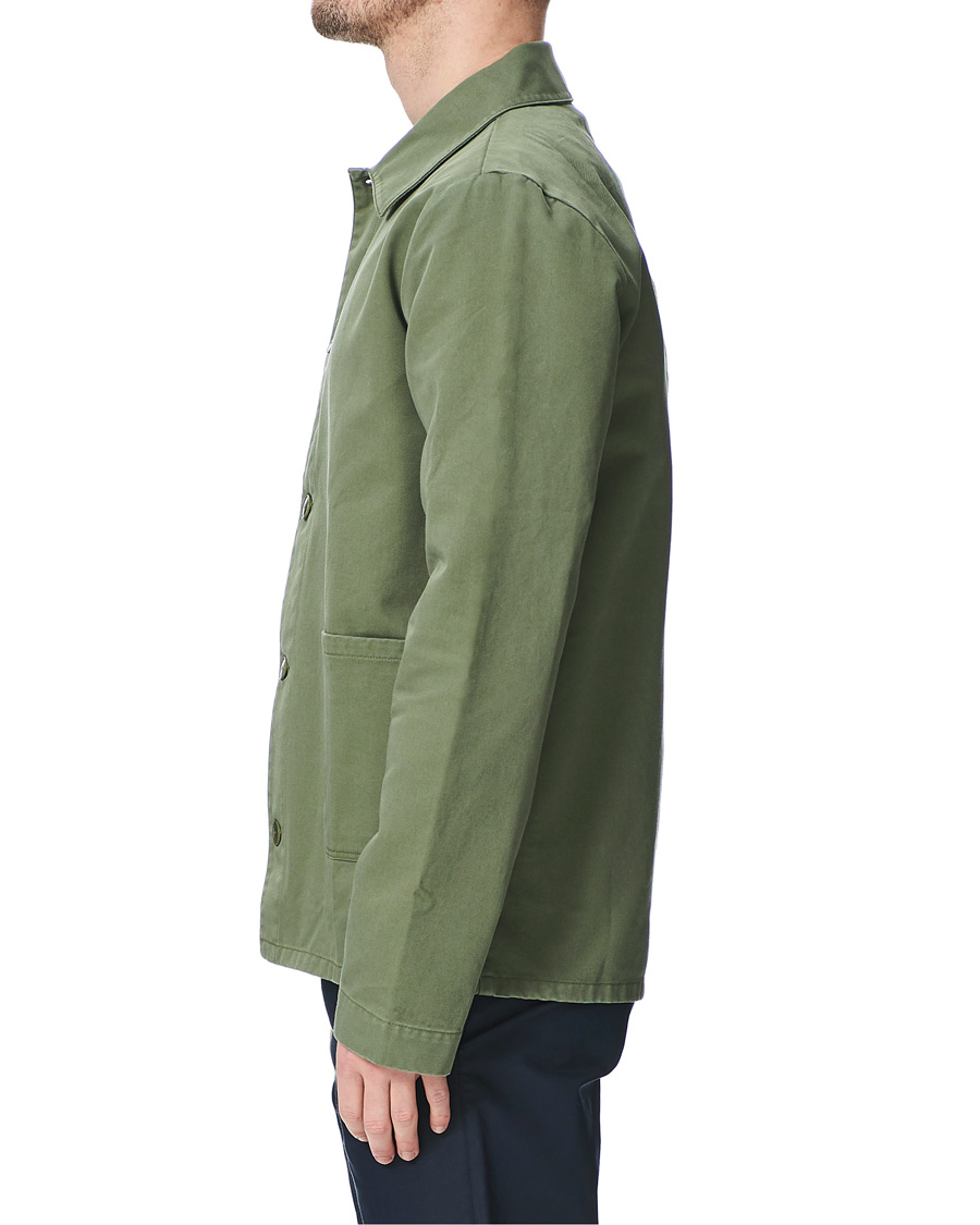 Homme | Chemises | A.P.C. | Kerlouan Shirt Jacket Olive