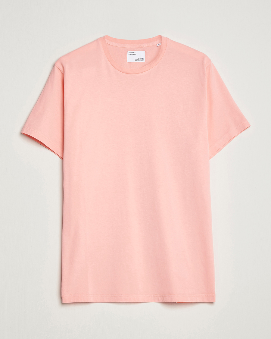 Homme | T-shirts | Colorful Standard | Classic Organic T-Shirt Bright Coral