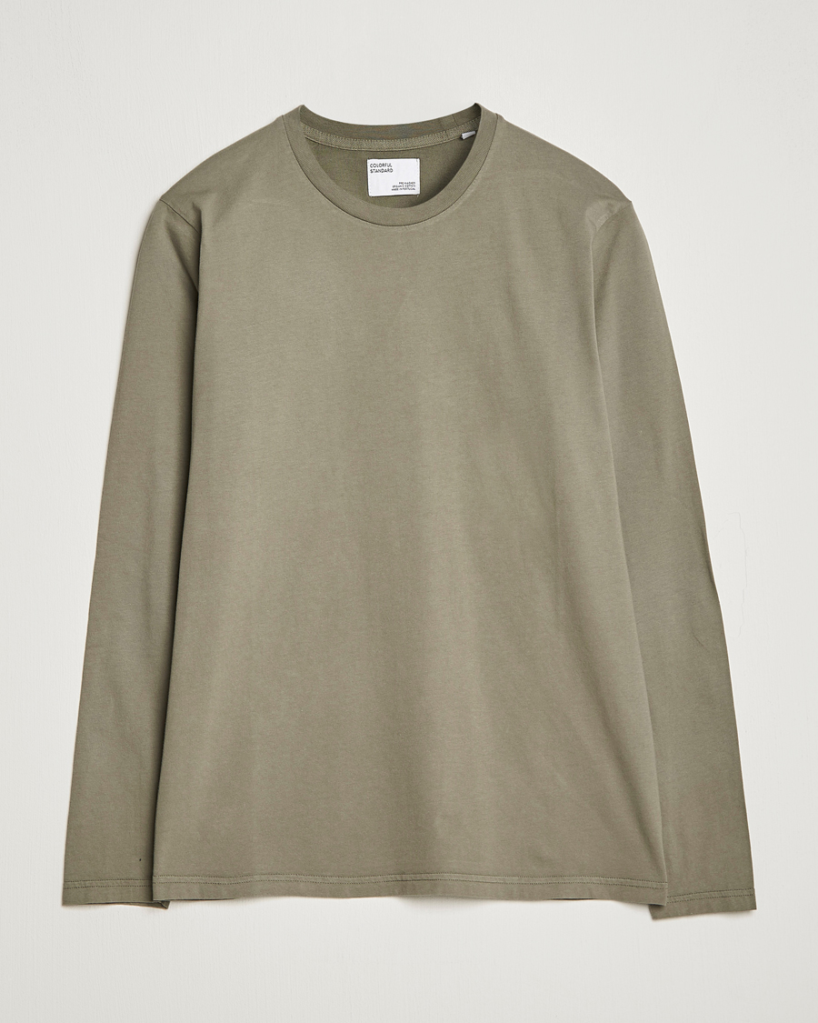 Homme | T-shirts | Colorful Standard | Classic Organic Long Sleeve T-shirt Dusty Olive