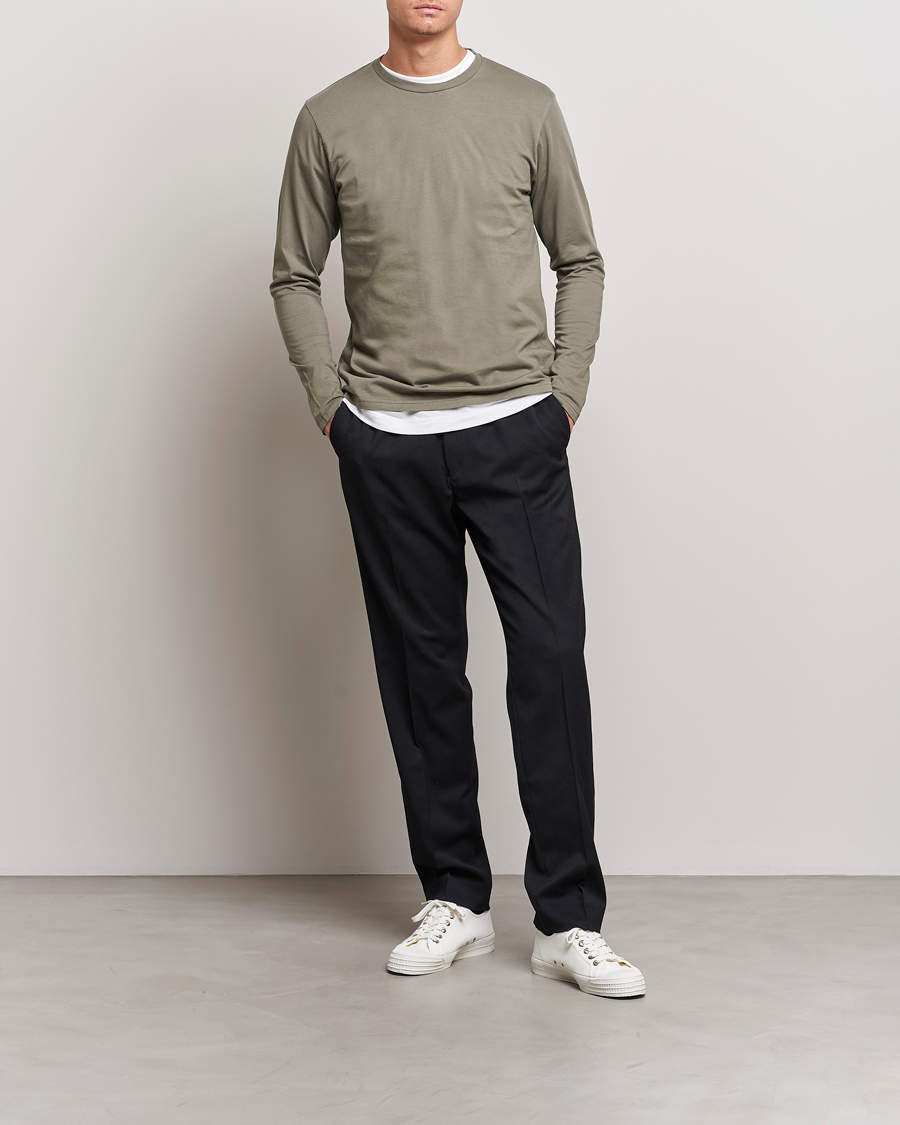 Homme | T-shirts | Colorful Standard | Classic Organic Long Sleeve T-shirt Dusty Olive