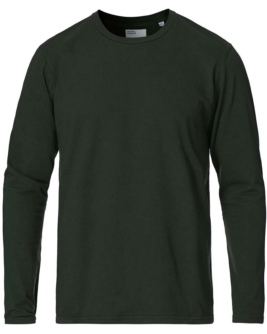 Homme | T-shirts | Colorful Standard | Classic Organic Long Sleeve T-shirt Hunter Green