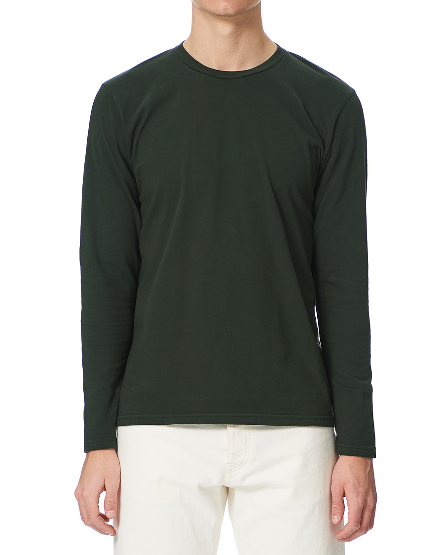 Homme | T-shirts | Colorful Standard | Classic Organic Long Sleeve T-shirt Hunter Green