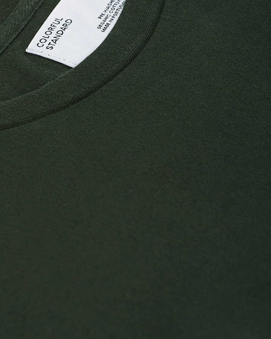 Homme | T-shirts | Colorful Standard | Classic Organic Long Sleeve T-shirt Hunter Green