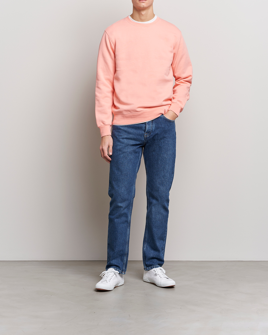 Homme | Pulls Et Tricots | Colorful Standard | Classic Organic Crew Neck Sweat Bright Coral