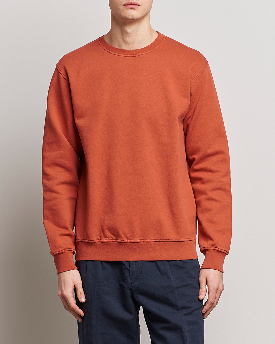 Homme | Pulls Et Tricots | Colorful Standard | Classic Organic Crew Neck Sweat Dark Amber