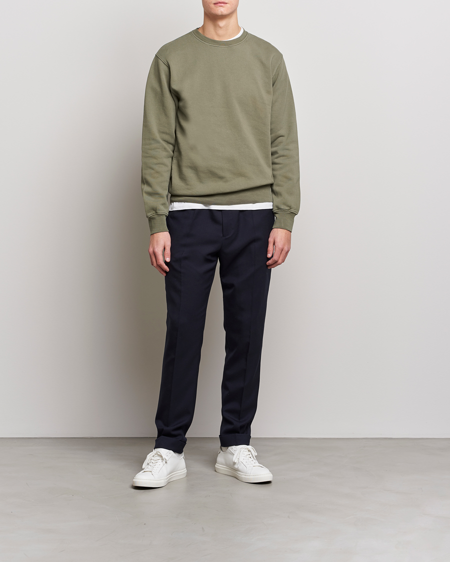 Homme | Pulls Et Tricots | Colorful Standard | Classic Organic Crew Neck Sweat Dusty Olive