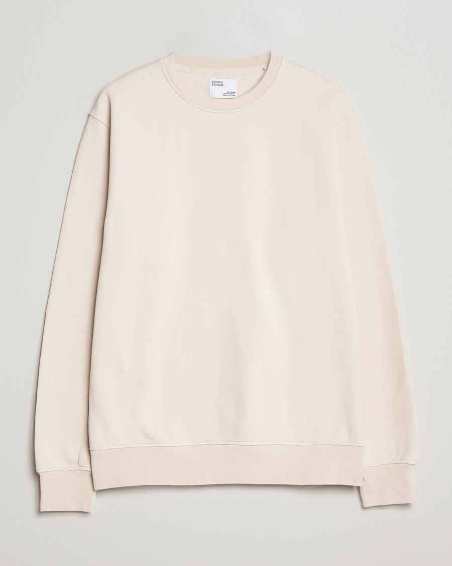Homme | Pulls Et Tricots | Colorful Standard | Classic Organic Crew Neck Sweat Ivory White