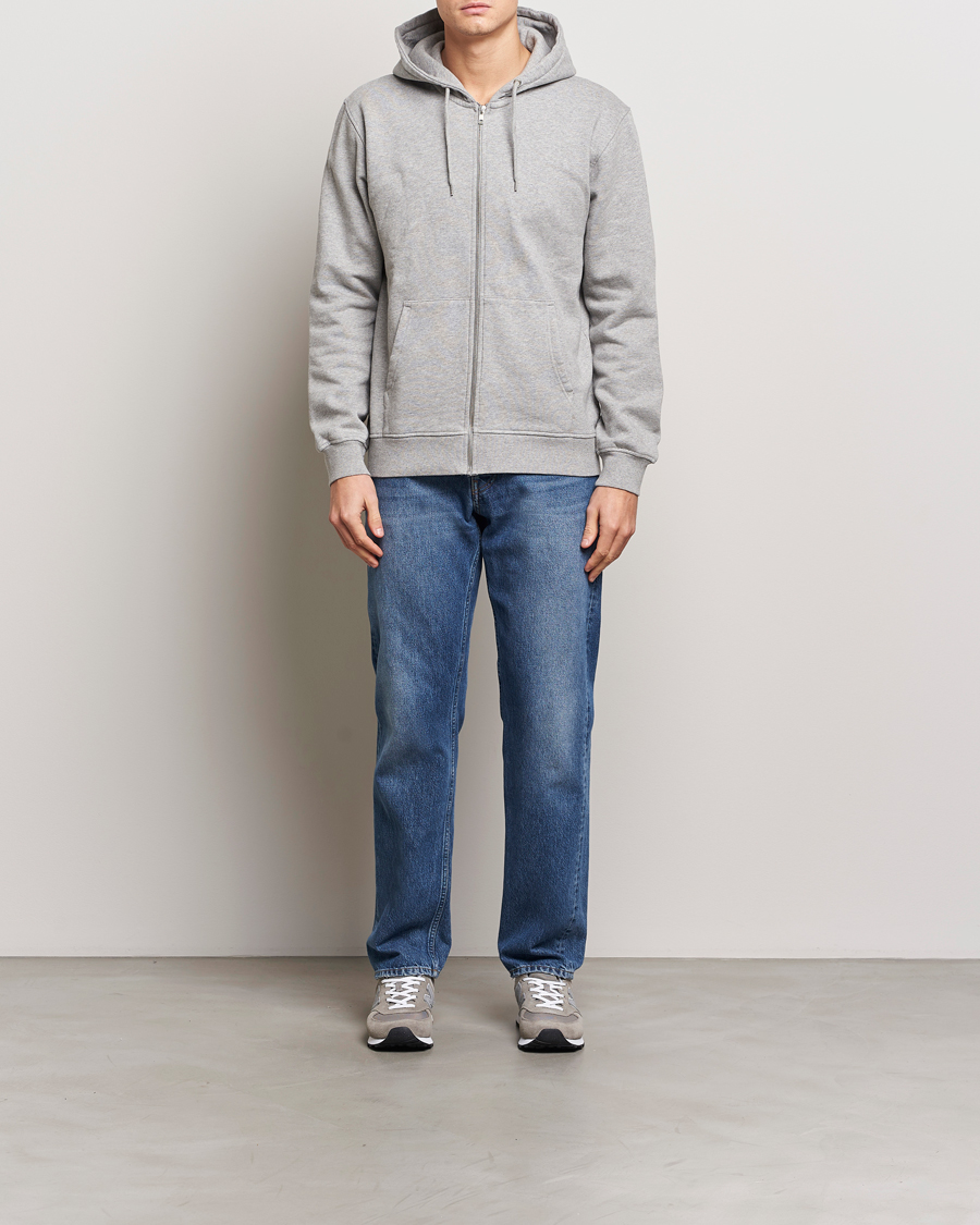 Homme | Pulls Et Tricots | Colorful Standard | Classic Organic Full Zip Hood Heather Grey