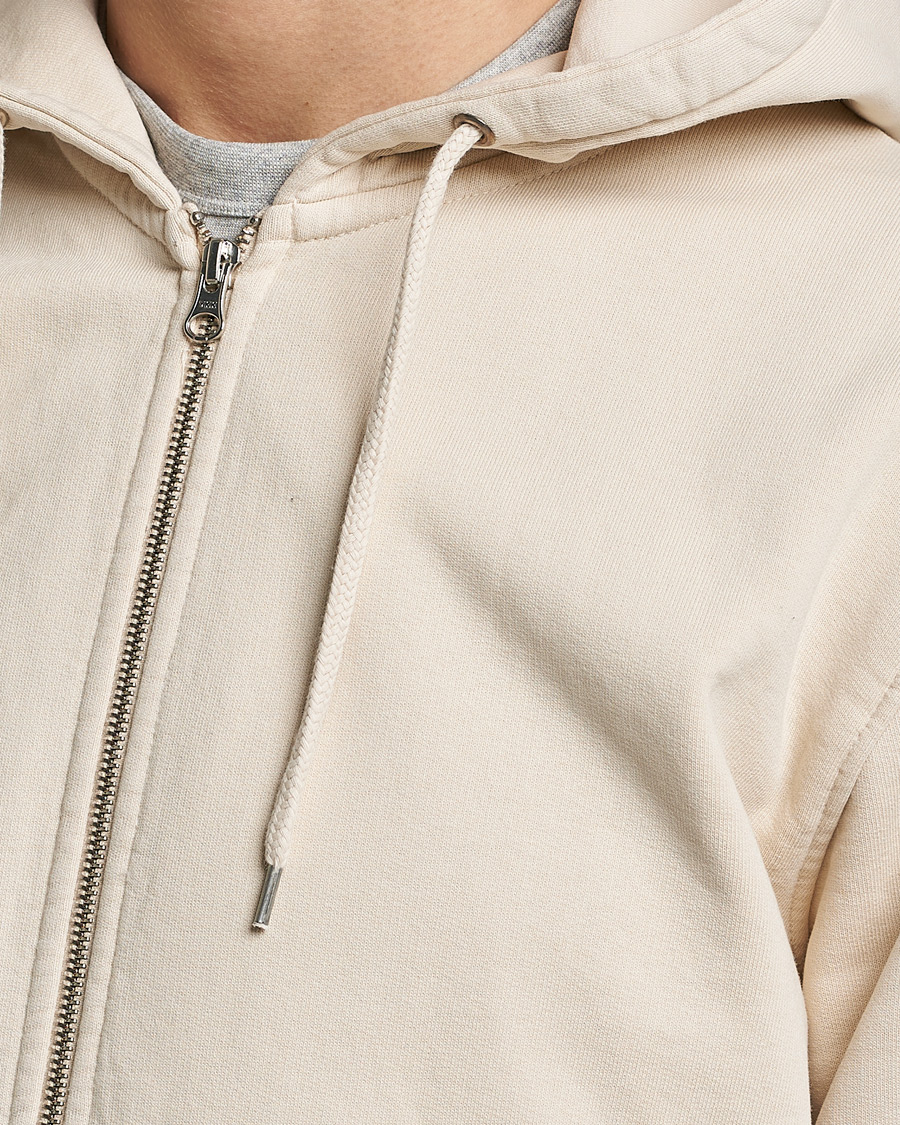Homme | Pulls Et Tricots | Colorful Standard | Classic Organic Full Zip Hood Ivory White