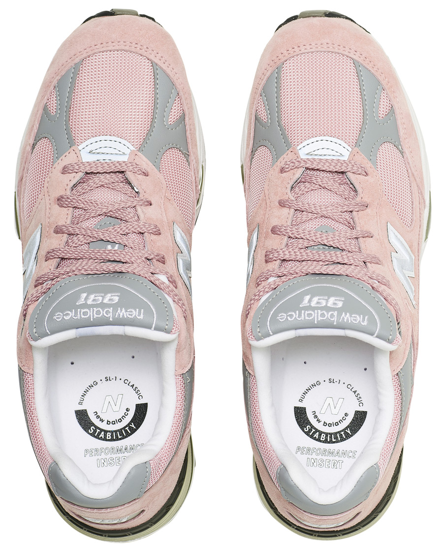 Homme | New Balance Made In England 991 Sneaker Pink/Grey | New Balance | Made In England 991 Sneaker Pink/Grey